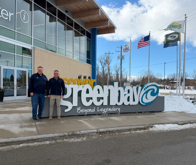 Congressman Tony Wied met with President/CEO Brad Toll and members of his team at Discover Green Bay.