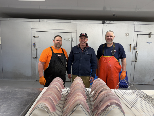 Wisconsin Congressman Tony Wied stopped by Lindal Fisheries, a third-generation family-owned business located in Sturgeon Bay.