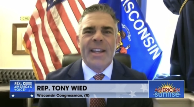 Congressman Tony Wied discussed the SAVE Act on Real America's Voice.