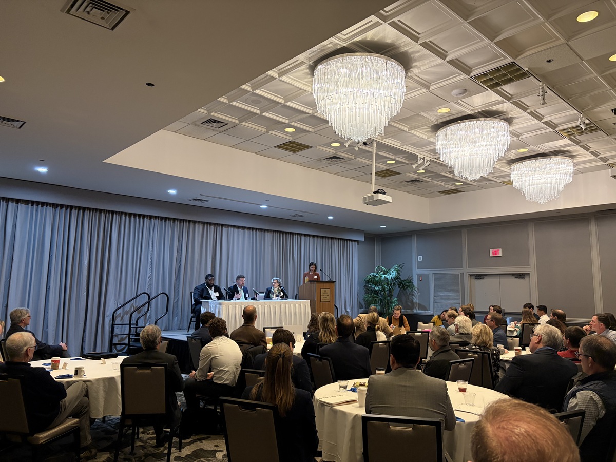 Wisconsin State Rep. Nate Gustafson sat on a panel for the Wisconsin Technology Council.