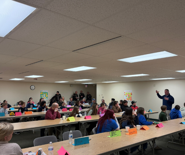 Congressman Tony Wied attended Calumet County's Student in Government Day held at the Calumet County Courthouse.