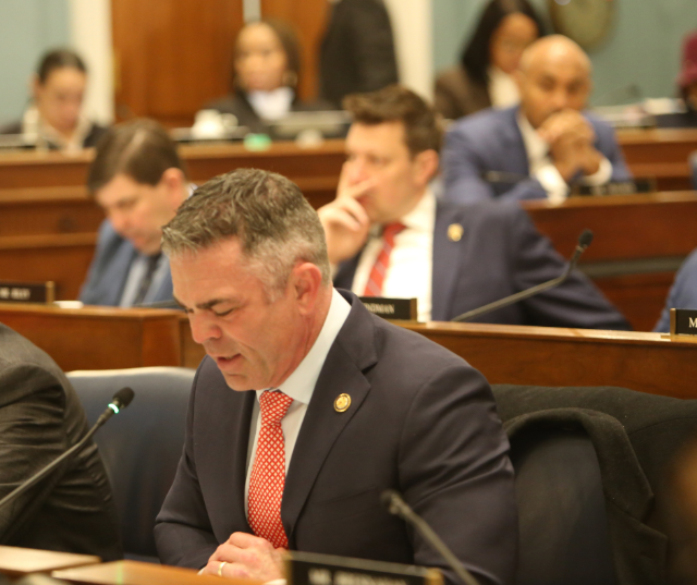 Congressman Tony Wied during the Farm Bill markup.