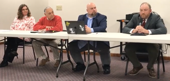 On March 10, three of the four candidates running for seats on the Grand Chute Town Board addressed a policy forum hosted by Fox Valley Initiative and moderated by Dr. Duke Pesta. Candidates Rhonda Daily, Walt Nocito, and Jason Van Eperen discussed roads, housing, and the proposed new municipal complex. They took questions from the audience on each of those topics.