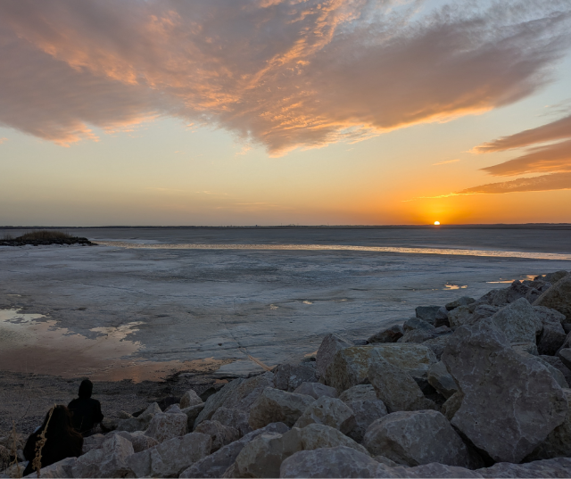 “Ice, Ice Bay-Bay.” – Submitted by Ann from Ashwaubenon