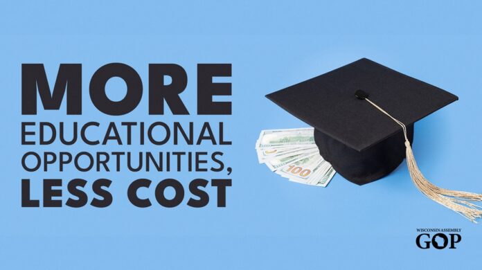The federal scholarship tax credit vetoed by Gov. Tony Evers would stimulate donations for educational aids for all students at no cost to Wisconsin. Individuals could donate up to $1,700 for educational aids and receive full reimbursement from the federal government.