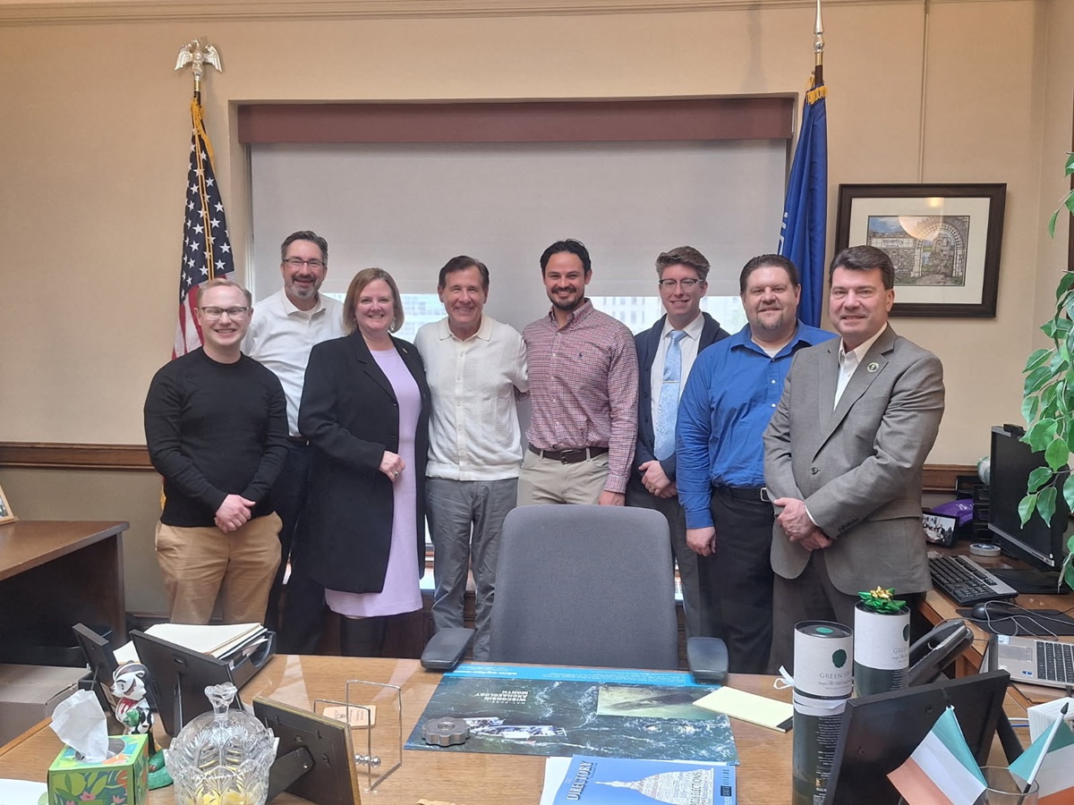Wisconsin State Rep. Dave Murphy with current and past staff members. 