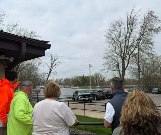 Congressman Tony Wied joined local officials during visits to Shiocton, Fremont, and New London to assess the damage of the recent flooding throughout the 8th Congressional District.