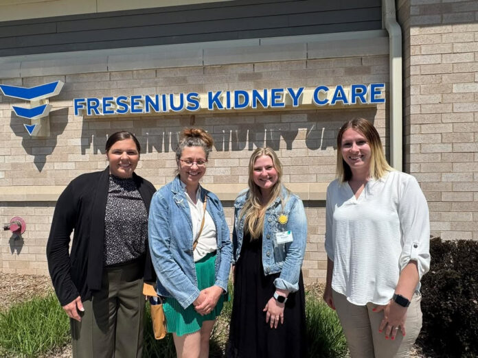 Wisconsin State Sen. Rachael Cabral-Guevara toured the Fresenius Kidney Care Dialysis Center.