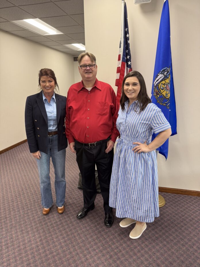Rebecca Kleefisch and Morgan Bonwell, shown here with Fox Valley Initiative chairman Mike Janke, reviewed the April 7, 2026 spring election results and discussed pathways to improved conservative outcomes in future contests.