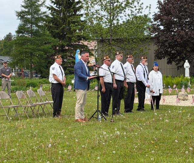Wisconsin Congressman Tony Wied attended the Duck Creek VFW Memorial Day Ceremony in Howard and the Clintonville VFW Cookout on Memorial Day.