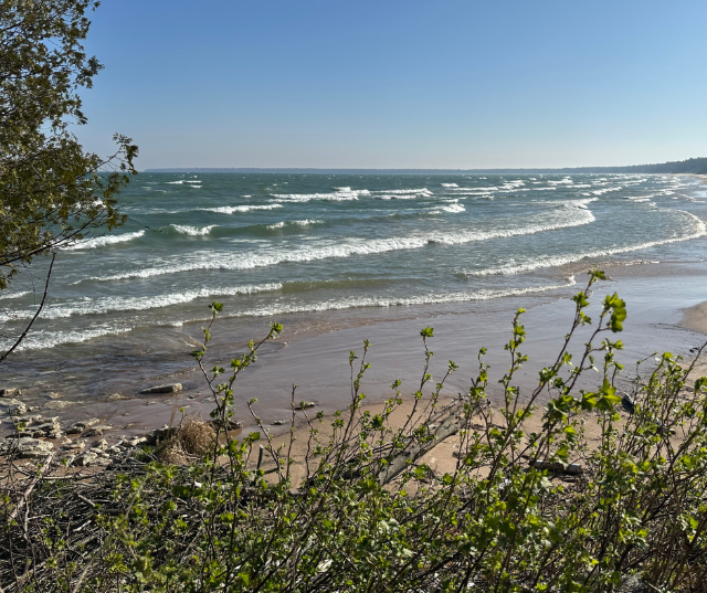 “Shore feels like summer is coming.” – Submitted by Kathy from Sturgeon Bay.