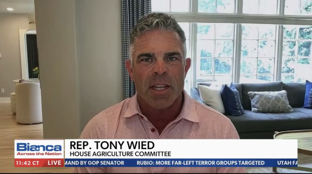 Wisconsin Congressman Tony Wied discussed the SAVE America Act on Newsmax.