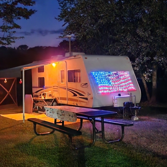 “Liberty, illuminated.” — Submitted by Verchelle from De Pere.