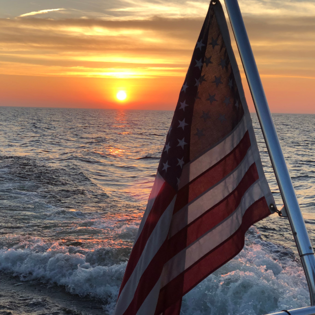 “Stars, stripes & sunset skies.” — Submitted by Thomas from Lakewood.